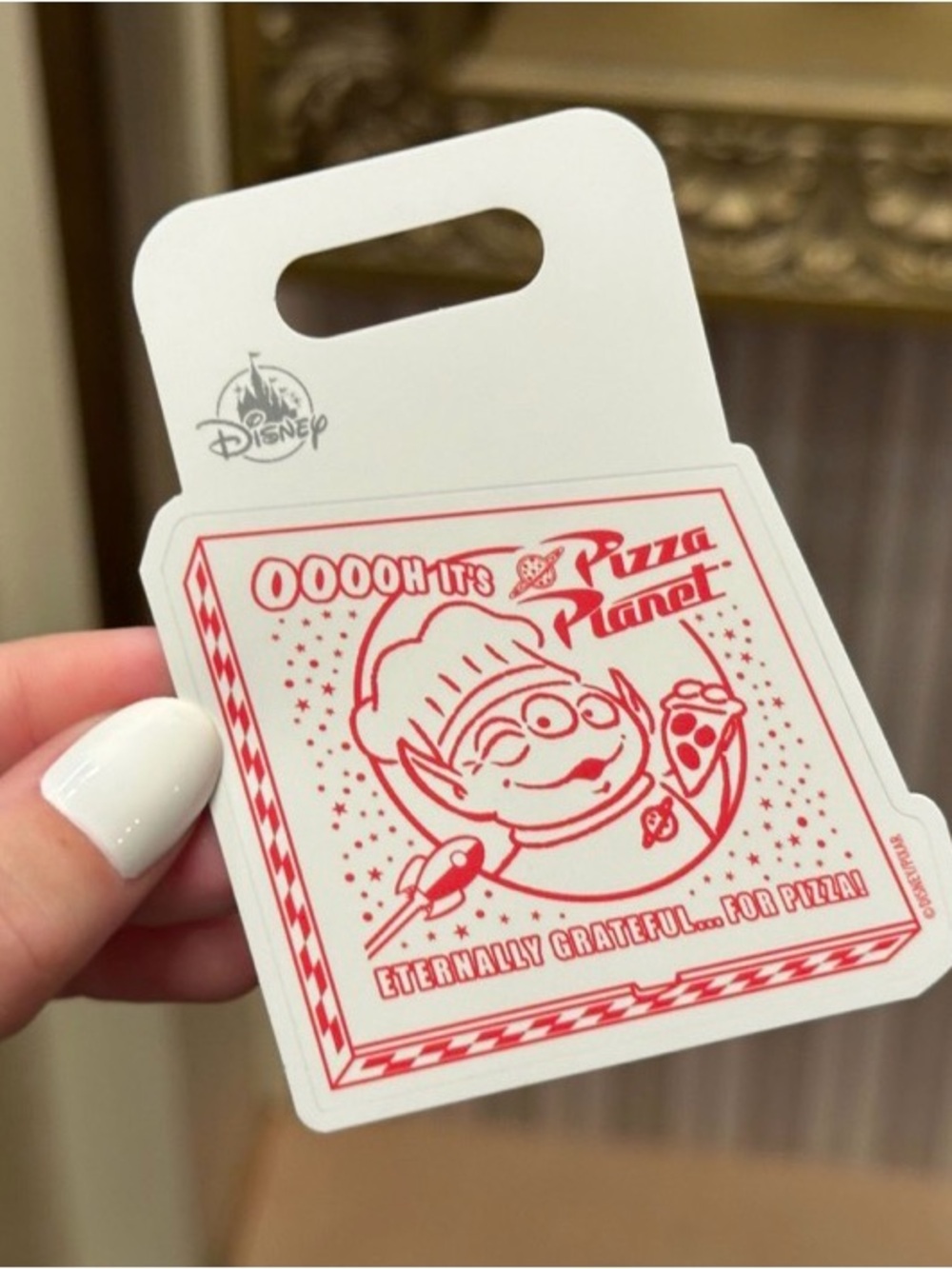 Disney Pizza Planet Toy Story Vinyl Sticker Decal- Disney Parks Exclusive